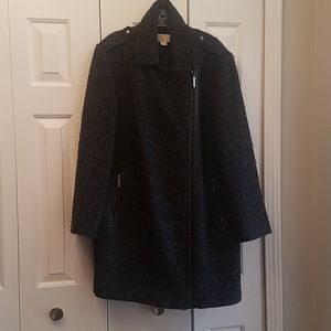 Michael Kors boiled wool winter coat 1x
